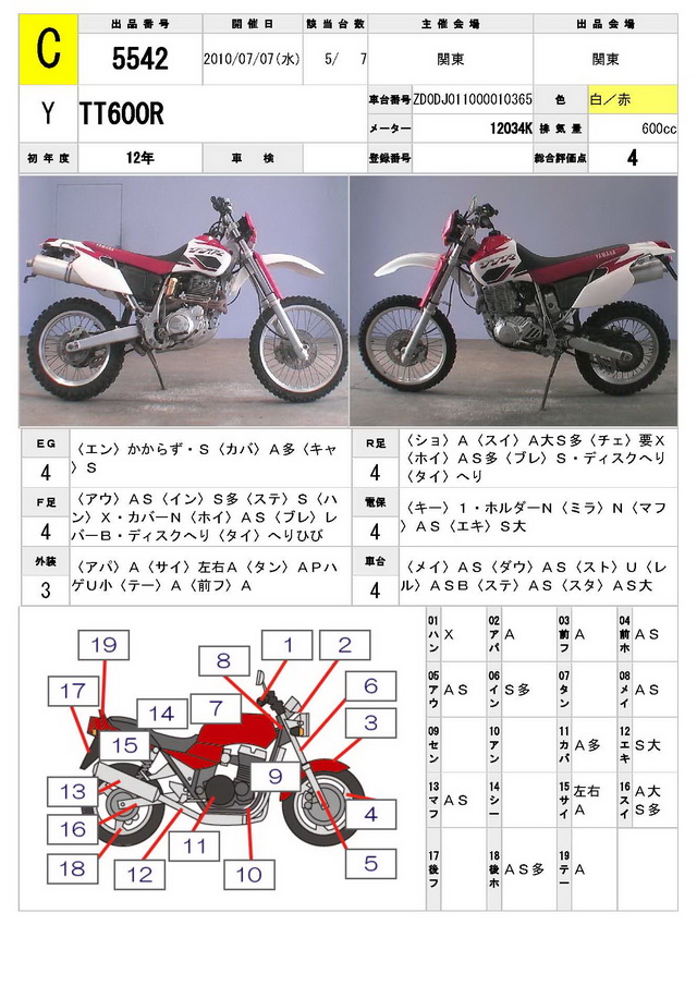 Купить мотоцикл Yamaha TT600R 2000 фото 1